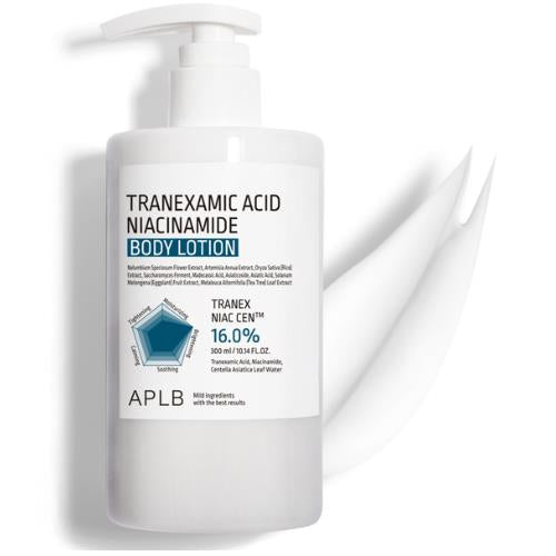 APLB
TRANEXAMIC ACID NIACINAMIDE BODY LOTION 300ML