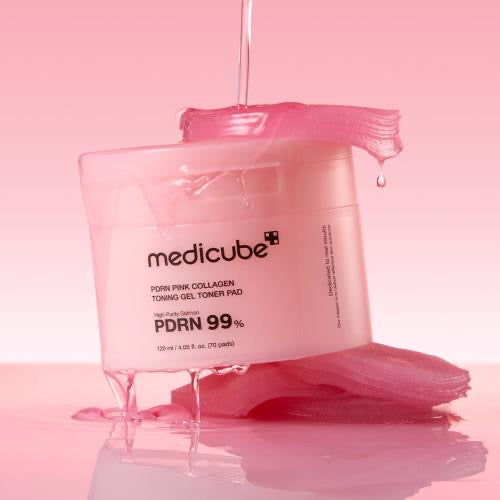 Medicube
PDRN PINK COLLAGEN TONING GEL TONER PAD 70ea